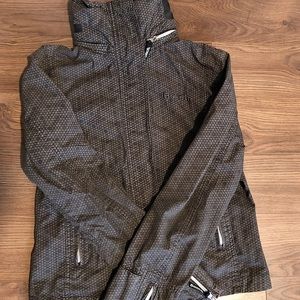 Gray Bench rain coat